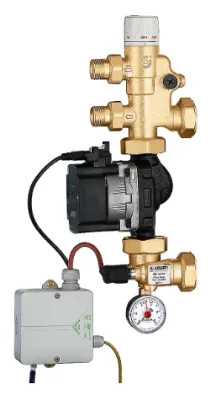 CALEFFİ POMPALI TERMOSTATİK KARIŞIM ÜNİTESİ 3/4" M