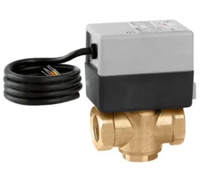 CALEFFİ ÜÇ YOLLU MOTORLU KÜRESEL ZON KONTROL VANASI