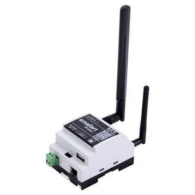 GW310.31.DR3 Modbus RTU – Modbus TCP/IP çevirici, GSM, Wi-Fi ve Ethernet 2 Port RS485, 24V AC/DC, Ray montaj