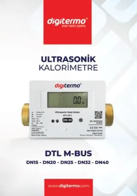 DTL-20 M-Bus Digitermo Ultrasonik Kalorimetre, DN20