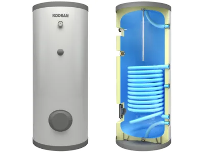 Kodsan KBS-B-2500-V5.1 PN10 Tek Serpantinli Boyler