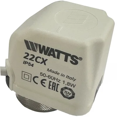 Watts Elektrotermik Aktüatör 230V, NO / WT-22CX230NA2