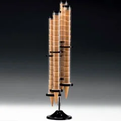 Zicco 4'lü Polikarbon Külahlık, Akrilik Standlı, 19x86 cm