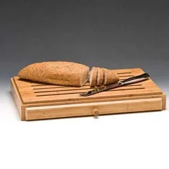 Zicco Ahşap Ekmek Kesme Tahtası, 32x52x7 cm