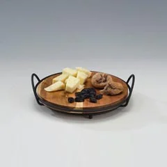 Zicco Ahşap Teşhir Standı, Metal Ayaklı, 21 cm