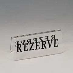 Zicco Akrilik İsimlik, 15x4,5 cm