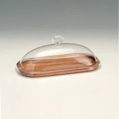 Zicco Akrilik Kapaklı Fanus, 14x29,5x10 cm