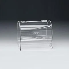 Zicco Akrilik Kapaklı Muhafa Kabı, Silindir Model, 20x24,5x20 cm
