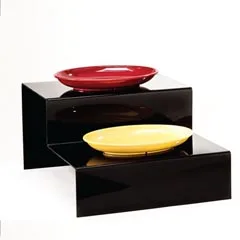 Zicco Akrilik Merdiven Stand, 2 Katlı, 60x50x14-29 cm