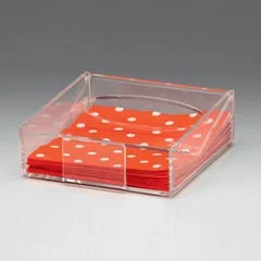 Zicco Akrilik Peçetelik, 17x17x6 cm