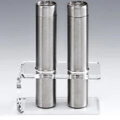 Zicco Akrilik Standlı Tuzluk Biberlik Takımı, 12 cm