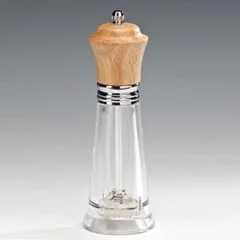 Zicco Akrilik Tuz Karabiber Değirmeni, 18,5 cm