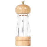 Hazzar Akrilik Ahşap Biber Değirmeni, Çelik, 16 Cm, Dcaa-160 - Görsel 1