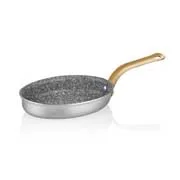 Altınbaşak Alu Granit Mini Oval Tava, 11x17 cm