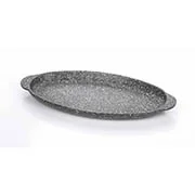 Altınbaşak Granit Kaplamalı Döküm Alabalık Tava, 35x16.5x2.5 cm