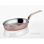 Altınbaşak Multi Metal Bakır Mini Oval Tava, 11x17 cm