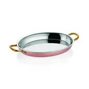 Altınbaşak Multi Metal Bakır Oval Omlet Tava