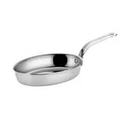 Altınbaşak Multi Metal Çelik Mini Oval Tava, 11x17 cm