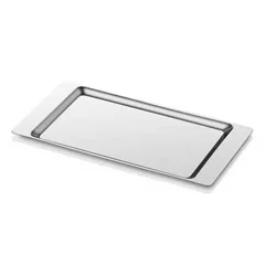 Altınbaşak Paslanmaz Dikdörtgen Servis Tepsi 19x35x1 cm