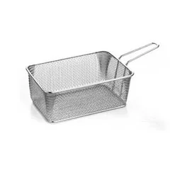 Altınbaşak Paslanmaz Dikdörtgen Sunum Sepeti Derin, 20x12x8 cm