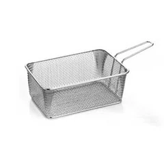 Altınbaşak Paslanmaz Dikdörtgen Sunum Sepeti Derin, 20x12x8 cm
