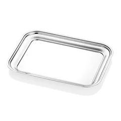 Altınbaşak Paslanmaz Dikdörtgen Tepsi 20x26x2 cm
