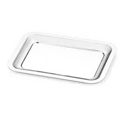 Altınbaşak Paslanmaz Mini Dikdörtgen Tepsi 16.5x23.5x1.5 cm