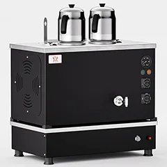 Anka Black Pro Kompakt Full Otomatik Çay Kazanı, 2 Demlikli, 20 Litre