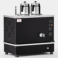 Anka Black Pro Kompakt Full Otomatik Çay Kazanı, 2 Demlikli, 20 Litre