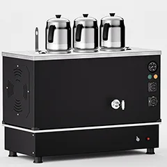 Anka Black Pro Kompakt Full Otomatik Çay Kazanı, 3 Demlikli, 30 Litre