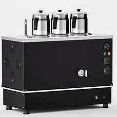 Anka Black Pro Kompakt Full Otomatik Çay Kazanı, 3 Demlikli, 30 Litre