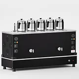 Anka Black Pro Kompakt Full Otomatik Çay Kazanı, 5 Demlikli, 50 Litre - Görsel 1
