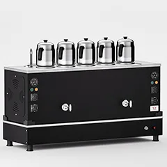 Anka Black Pro Kompakt Full Otomatik Çay Kazanı, 5 Demlikli, 50 Litre
