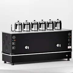 Anka Black Pro Kompakt Full Otomatik Çay Kazanı, 6 Demlikli, 60 Litre