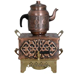 Anka Masaüstü Jelli Çay Sunum Makinası, 1 Litre, Bakır