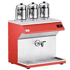 Anka Pro Chef Çay Makinesi, 2 Demlikli, 15 Litre, Kırmızı