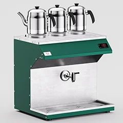 Anka Pro Chef Çay Makinesi, 3 Demlikli, 25 Litre, Yeşil