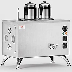 Anka Pro Compact Çay Kazanı, Elektrikli, 2 Demlikli, 20 Litre, Inox
