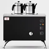Anka Pro Compact Çay Kazanı, Elektrikli, 2 Demlikli, 20 Litre, Siyah - Görsel 1
