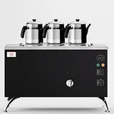 Anka Pro Compact Çay Kazanı, Elektrikli, 3 Demlikli, 30 Litre, Siyah - Görsel 1