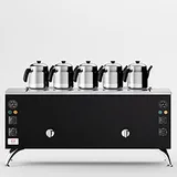 Anka Pro Compact Çay Kazanı, Elektrikli, 5 Demlikli, 50 Litre, Siyah - Görsel 1