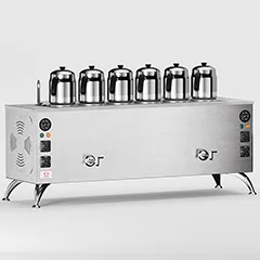 Anka Pro Compact Çay Kazanı, Elektrikli, 6 Demlikli, 60 Litre, Inox