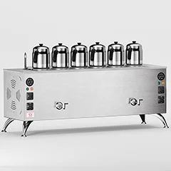 Anka Pro Compact Çay Kazanı, Elektrikli, 6 Demlikli, 60 Litre, Inox