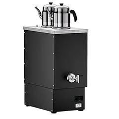 Anka Pro Cook Çay Makinesi, 2 Demlikli, 12 Litre, Siyah