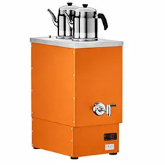 Anka Pro Cook Çay Makinesi, 2 Demlikli, 12 Litre, Turuncu