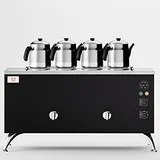 Anka Pro Compact Çay Kazanı, Elektrikli, 4 Demlikli, 40 Litre, Siyah - Görsel 1