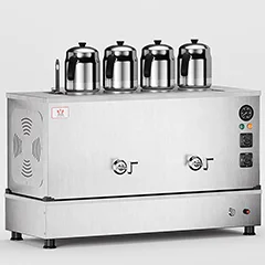 Anka Pro Kompak Full Otomatik Çay Kazanı, 4 Demlikli, 40 Litre, Inox