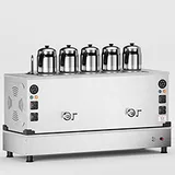 Anka Pro Kompak Full Otomatik Çay Kazanı, 5 Demlikli, 50 Litre, Inox - Görsel 1