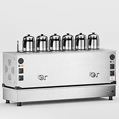Anka Pro Kompak Full Otomatik Çay Kazanı, 6 Demlikli, 60 Litre, Inox