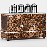 Anka Pro Kompakt Full Otomatik Çay Kazanı, 4 Demlikli, 40 Litre, Bakır - Görsel 1